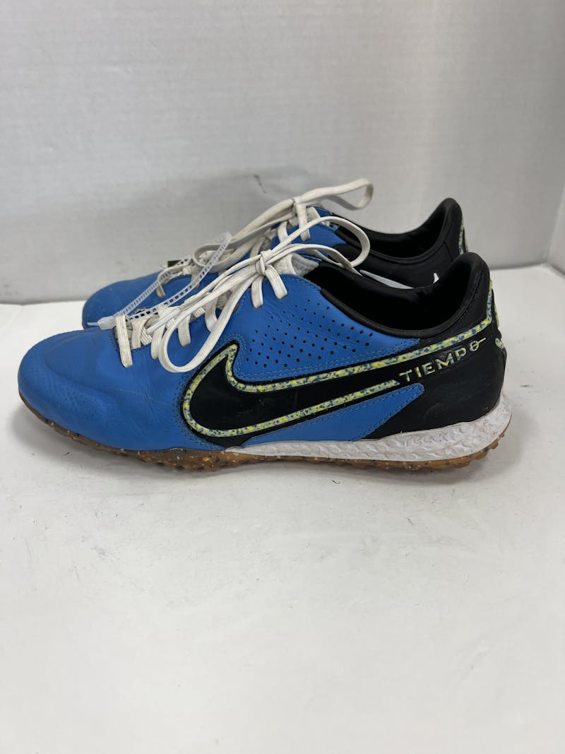 Used Nike TIEMPO REACT LEGEND 9 PRO Senior 7.5 Indoor Soccer Turf Shoes