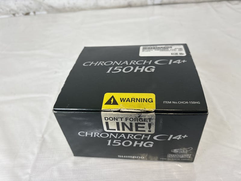 Used Shimano CHRONARCH CI4+ 150HG Fishing Reel CHCI4-150HG – Excellent