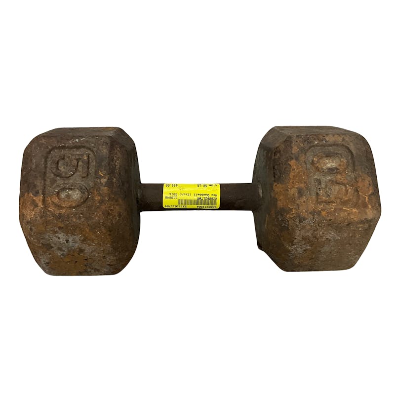 Used 50 lb Dumbbells