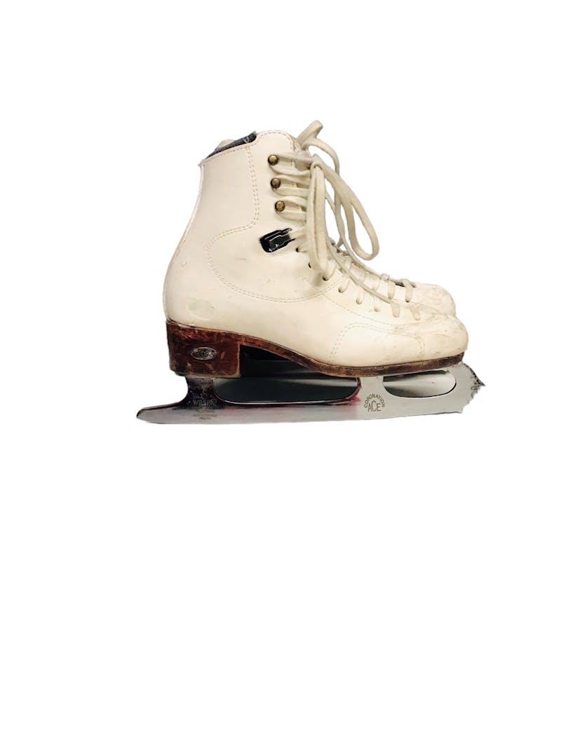 Used Riedell FIGURE SKATES Junior 02.5 Junior Figure Skates