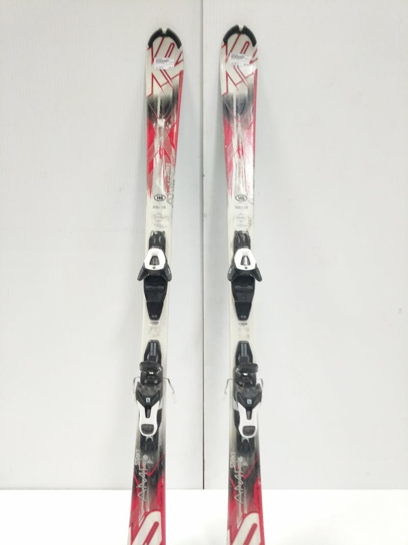 Used K2 AMP STRIKE 146 cm Men’s Downhill Ski Combo